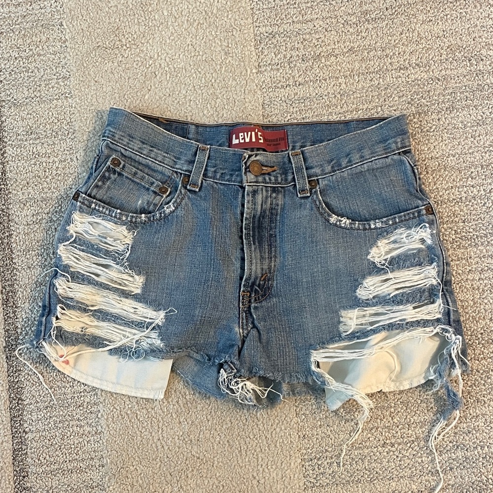 Levi's Vintage Bleached High-Waisted Cutoff Shorts